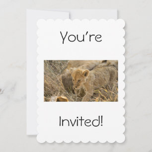 Lion Invitation
