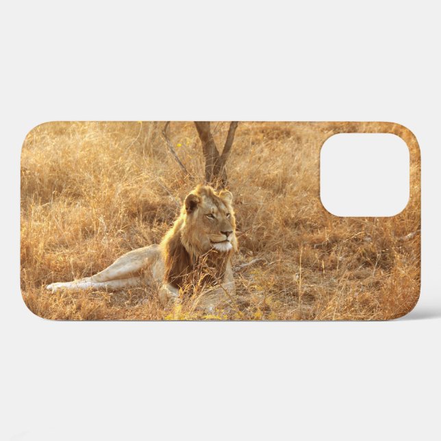 Lion iPhone 12 Case (Back (Horizontal))
