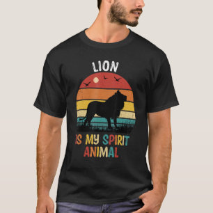 Lion Is My Spirit Animal Lion T-Shirt
