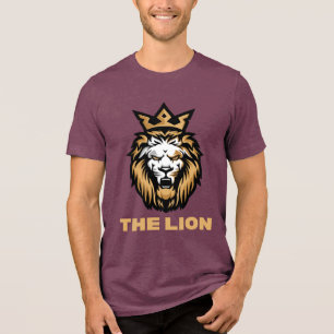 LION IS THE KING Tri-Blend SHIRT
