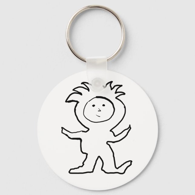 Lion Jammies Kid Key Ring (Front)