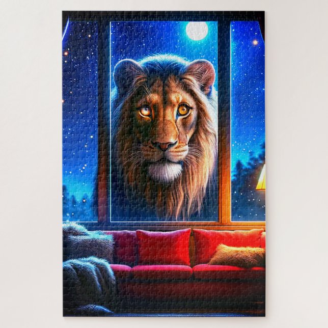 Lion Jigsaw Puzzle (Vertical)