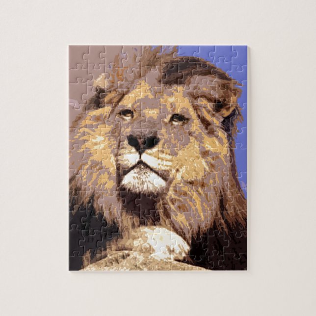 Lion Jigsaw Puzzle (Vertical)