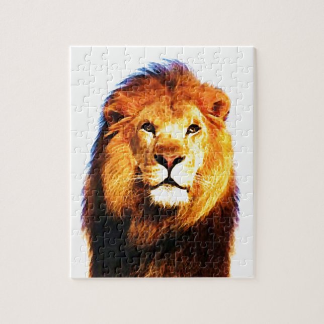 Lion Jigsaw Puzzle (Vertical)