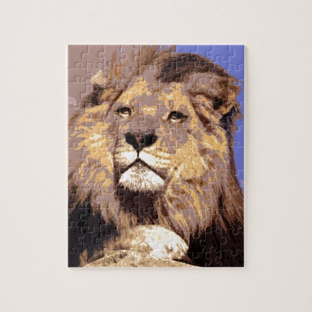 Lion Jigsaw Puzzle (Vertical)