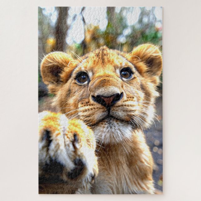Lion Jigsaw Puzzle (Vertical)