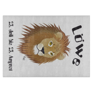 Lion July 23 to August 22 Cutting Board