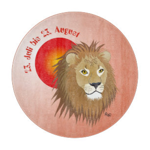 Lion July 23 to August 22 Cutting Board
