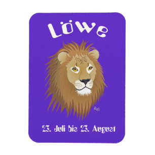 Lion July 23 to August 22 Flexi Magnet