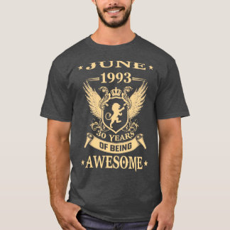 Lion June 1993 Limited Edition 30 Years Of Being A T-Shirt