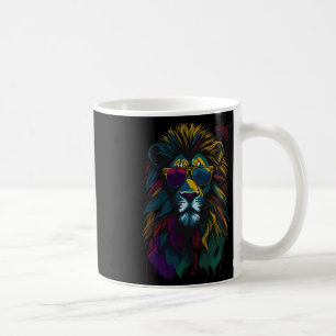 Lion Juneteenth Cool Black History African America Coffee Mug