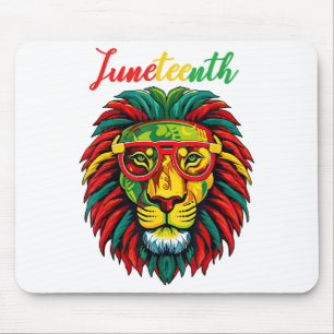 Lion juneteenth shirts women dress Black history f Mouse Pad