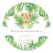 Lion Jungle Animals Greenery Neutral Baby Shower