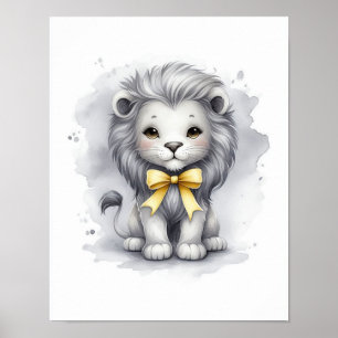 Lion Jungle Nursery Wall Art