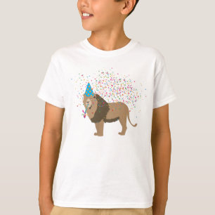 Lion Jungle Partying Animals Having a Party T-Shirt