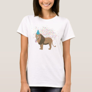 Lion Jungle Partying Animals Having a Party T-Shirt
