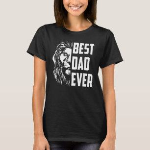 Lion King Best Dad Ever Daddy Happy Fathers Day T-Shirt