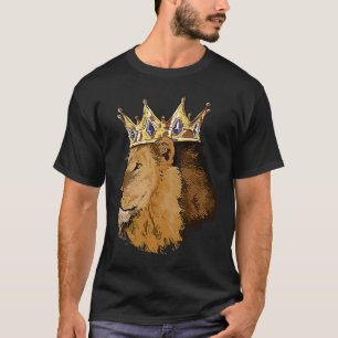 Lion King Crown Big Cat Africa Safari Family T-Shirt