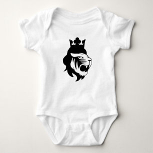 Lion king head baby bodysuit