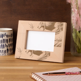 Lion King In Action Etched Frames