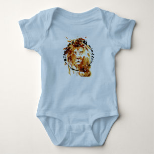 Lion King Of The Jungle Baby Bodysuit