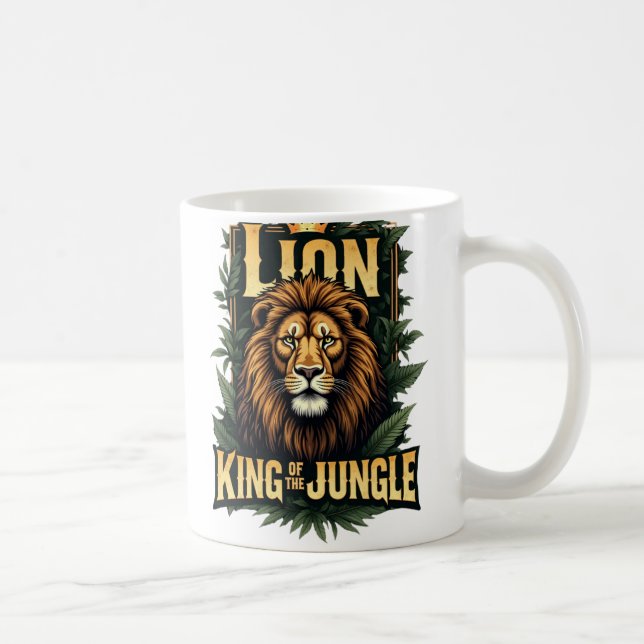  Lion : king of the jungle Coffee Mug (Right)