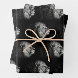 Lion King of the Jungle Wrapping Paper