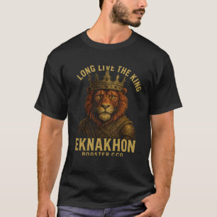 Lion King – Regal Majesty Alpha Crown Tee by EKNAK