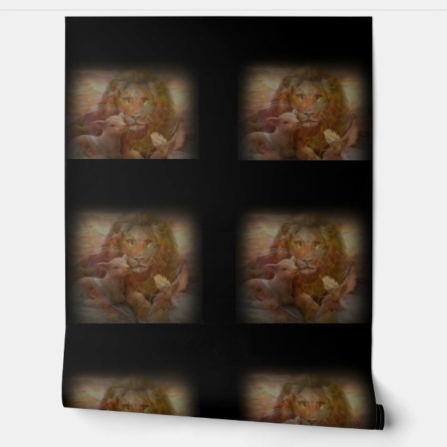 Lion, Lamb, and Dove  Wallpaper (Unrolling)