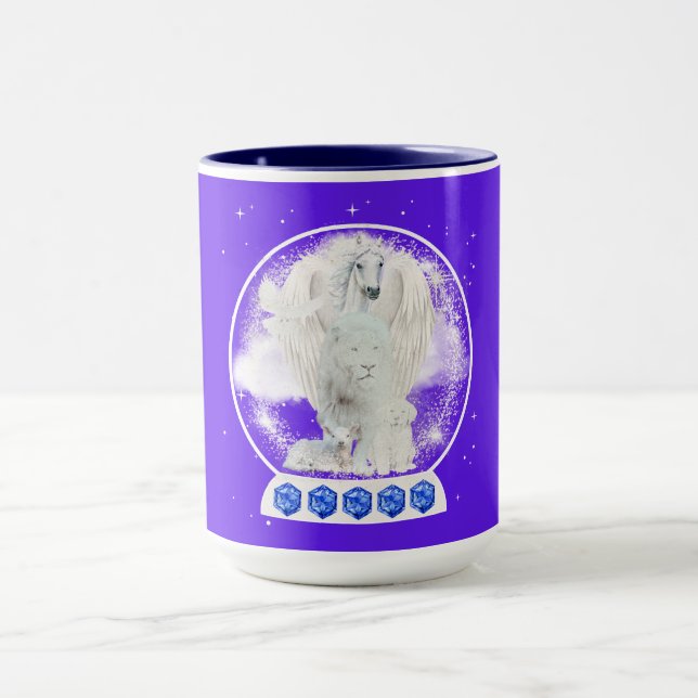 Lion Lamb Pet Sympathy Coffee Mug (Center)