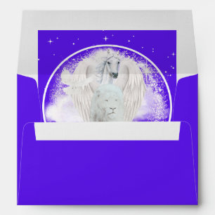 Lion Lamb Pet Sympathy Envelopes