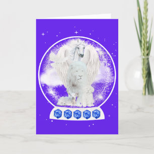 Lion Lamb Pet Sympathy Greeting Card