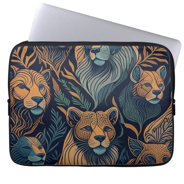 Lion Laptop Sleeve (Front)