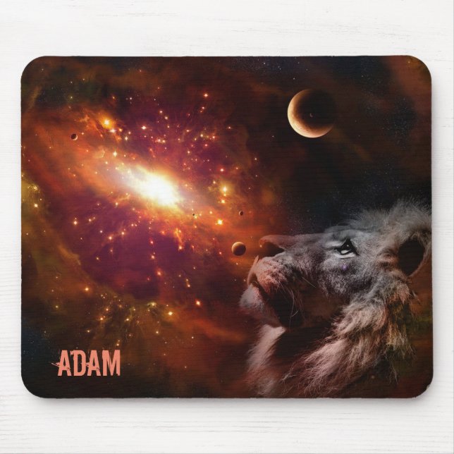 Lion Leo Zodiac Mouse Pad (Front)