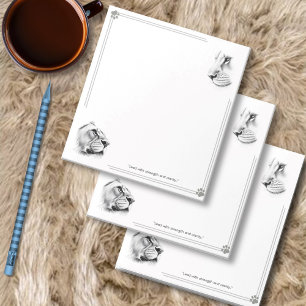 Lion Lioness Lead with Strength & Clarity Notepad