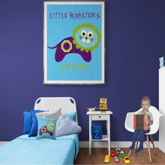 Lion Little Monsters Live Here Poster (Creator Uploaded)
