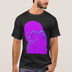 Lion Looking At The Moon Freedom Zion T-Shirt
