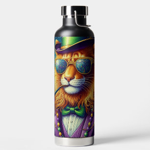 Lion/Louisiana Mardi Gras Water Bottle