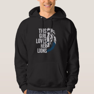 Lion Lover Lioness Pride Cat Wildlife Safari Anima Hoodie