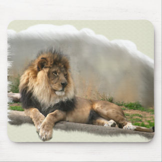 Lion Lovers Art Gifts Mouse Pad