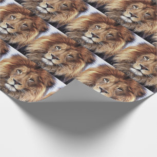 LION MALE  WRAPPING PAPER