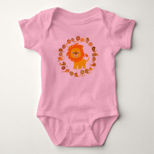 Lion Mandala Baby Bodysuit