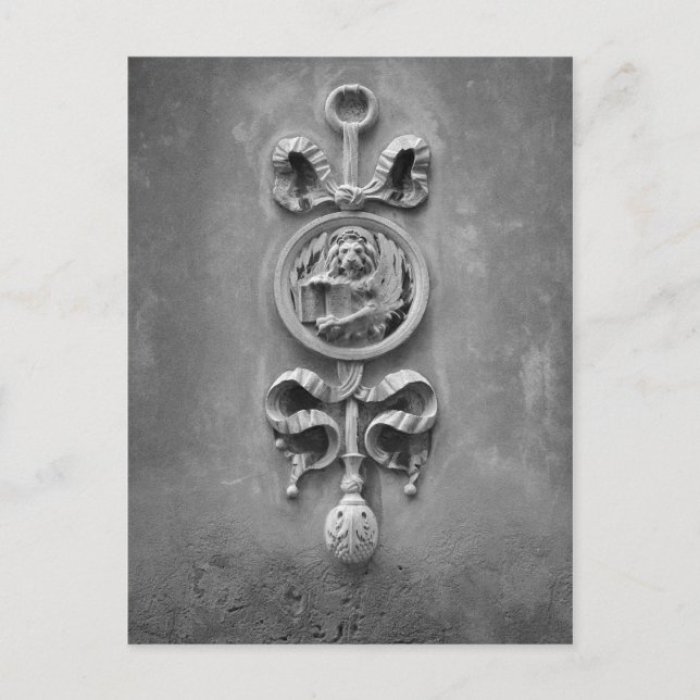 Lion Medallion Postcard (Front)