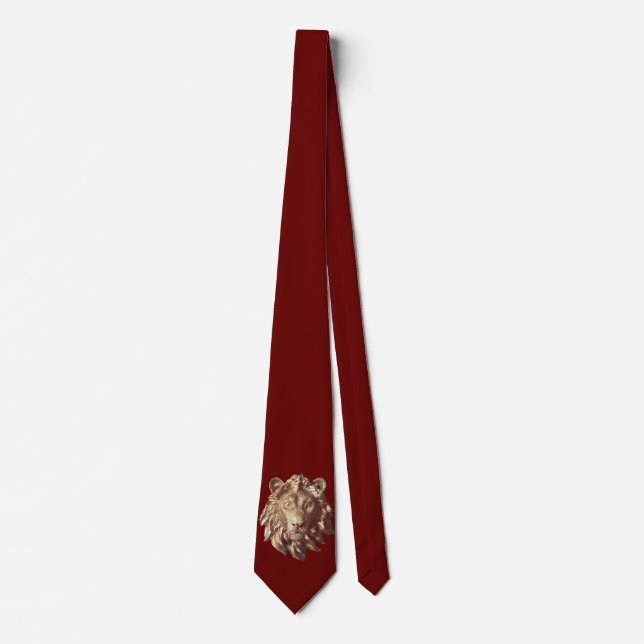 Lion men's tie (Front)