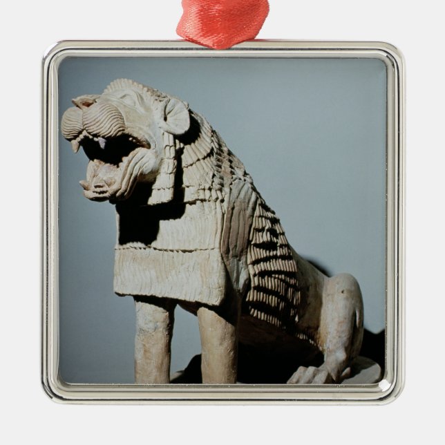 Lion Metal Ornament (Front)