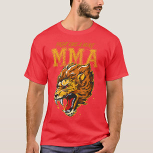 Lion Mied Martial Arts Mma  Motivation Beast Fight T-Shirt
