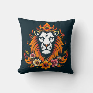Lion modern art cushion