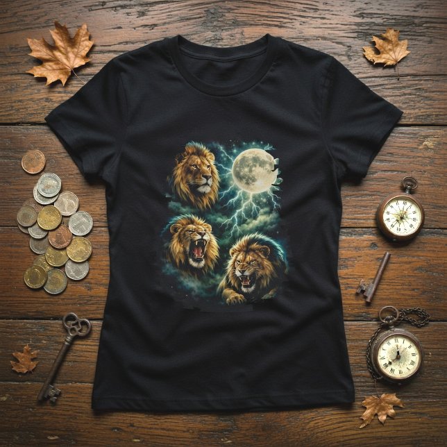 Lion Moon T-Shirt (Creator Uploaded)