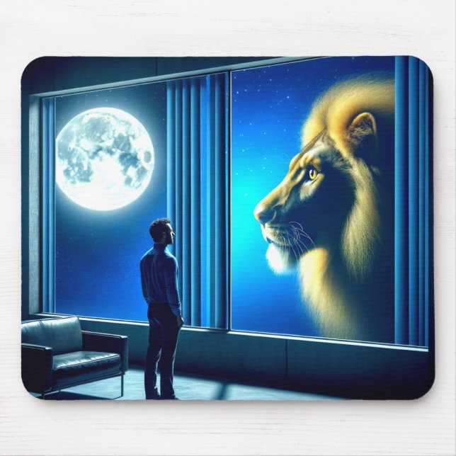 Lion Mouse Pad (Front)