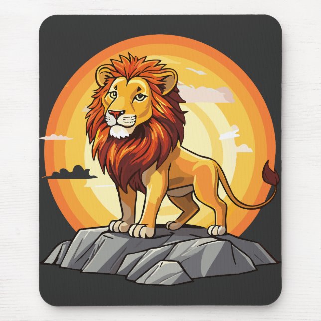 Lion Mouse Pad (Front)